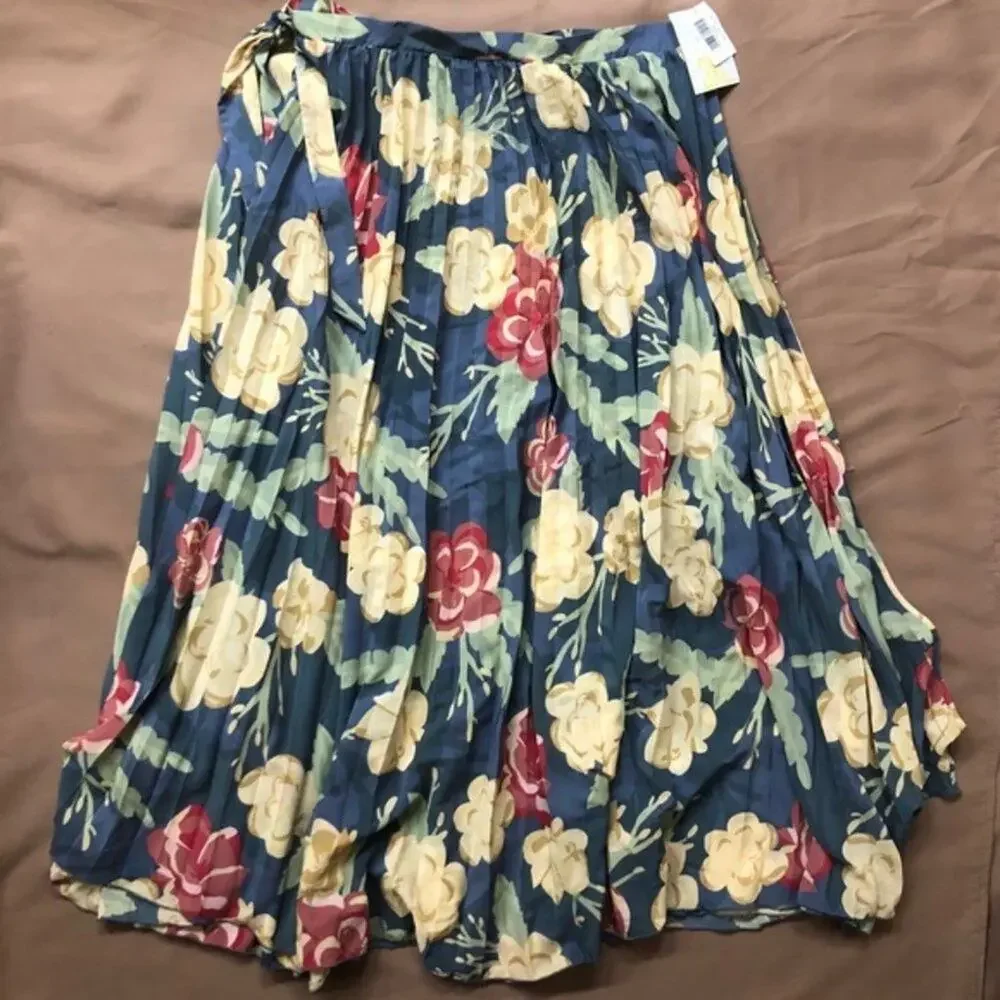 Floral Wrap Skirt